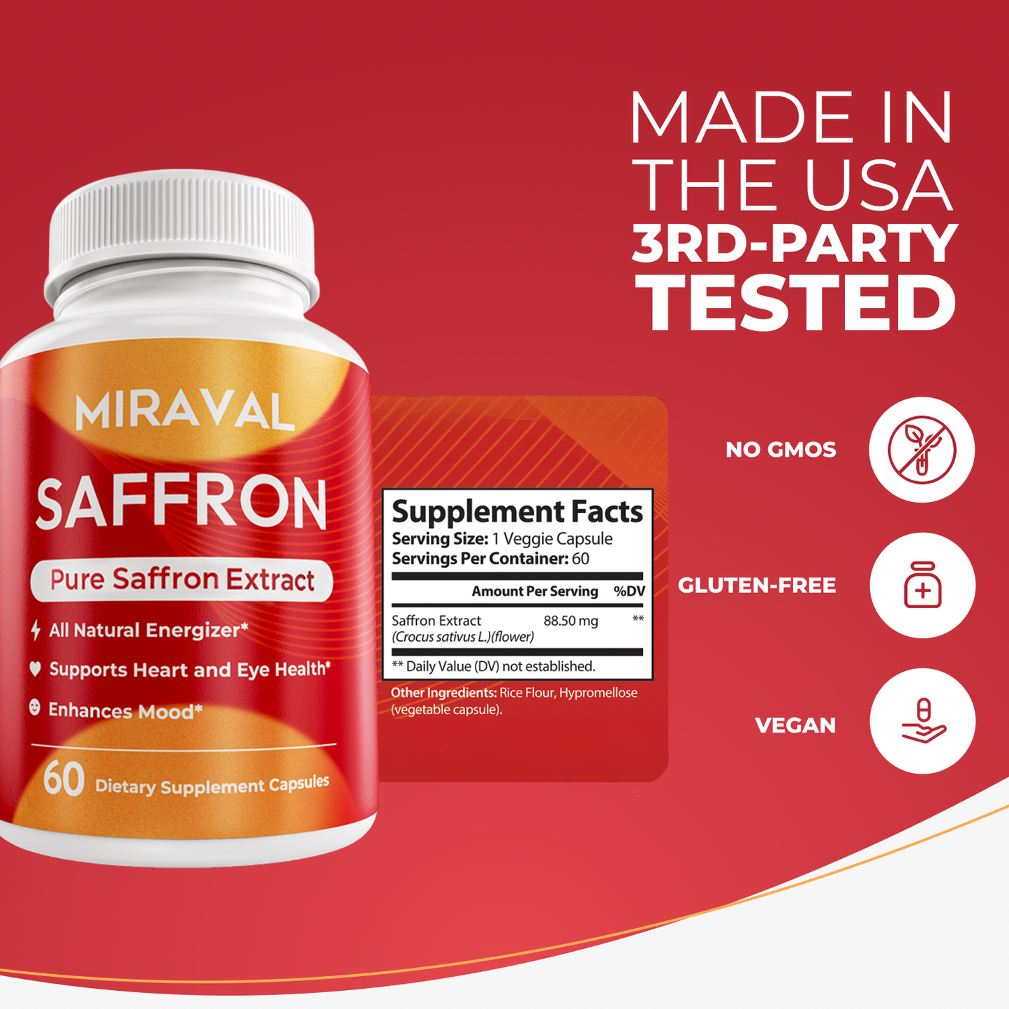Miraval Saffron - Natural Menopause Solution